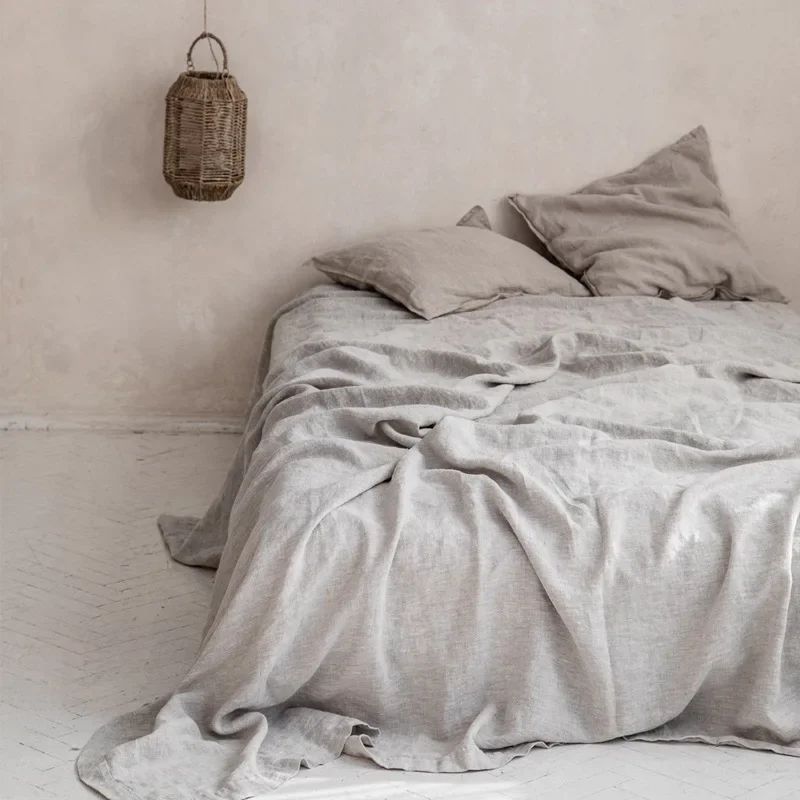 Drap Plat en Lin Lavé — 100% Lin Français