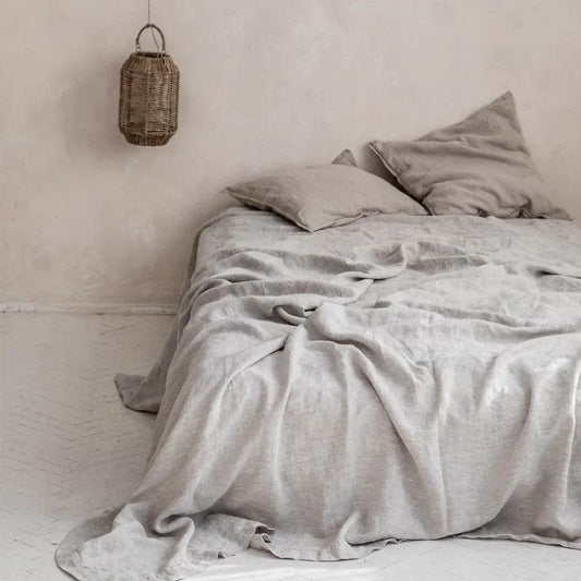 Drap Plat en Lin Lavé — 100% Lin Français