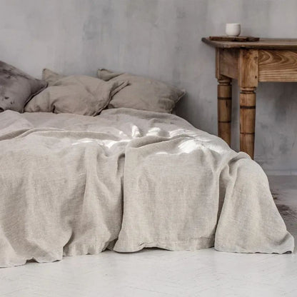 Drap Plat en Lin Lavé — 100% Lin Français