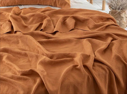 Drap Plat en Lin Lavé — 100% Lin Français