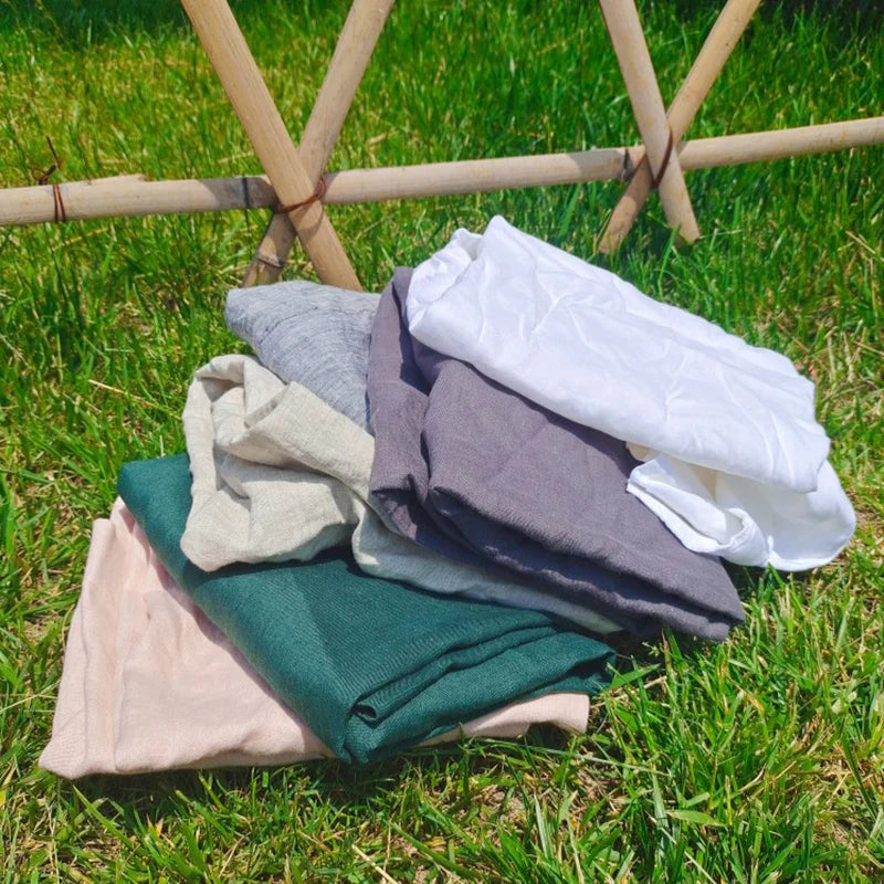 Housse de Couette Lin Français 100% — Fermeture Boutons Coco | ILM