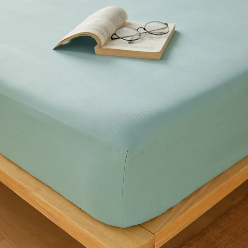 Drap-Housse Coton Uni Ajustable — Élastique Antidérapant | ILM