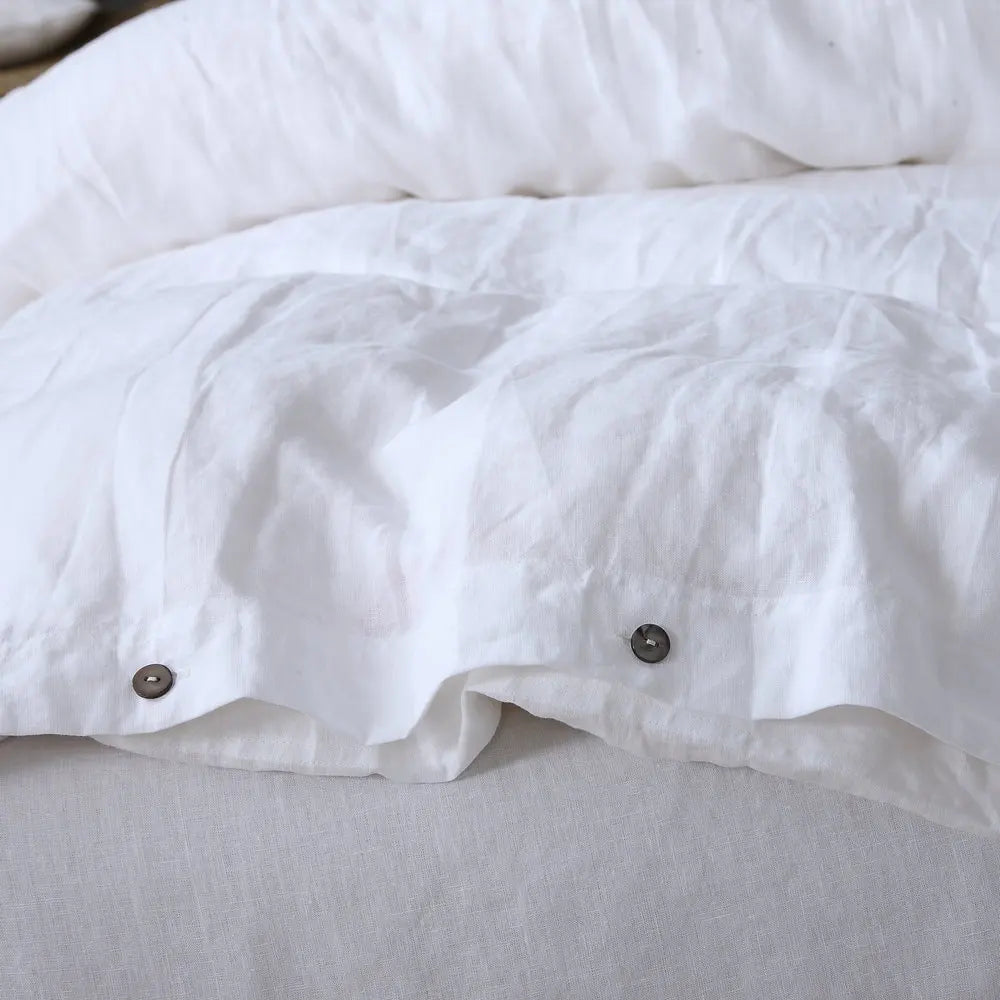 Housse de Couette Lin Lavé 220x240 — Lin Naturel