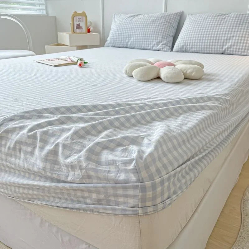 Drap-Housse Coton Lavé Antidérapant — Élastique Intégral | ILM