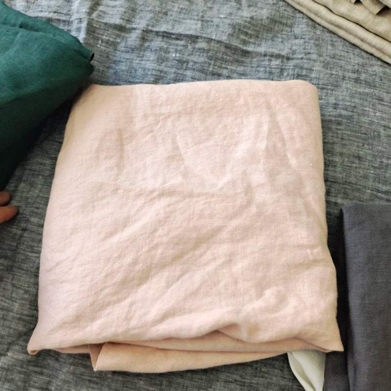 Housse de Couette Lin Français 100% — Fermeture Boutons Coco | ILM