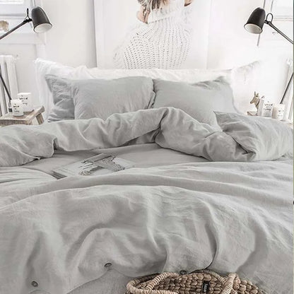 Housse de Couette Lin Lavé 220x240 — Lin Naturel