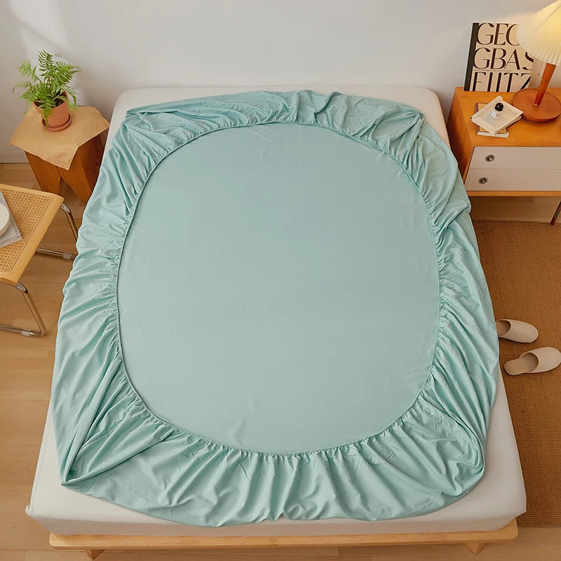 Drap-Housse Coton Uni Ajustable — Élastique Antidérapant | ILM