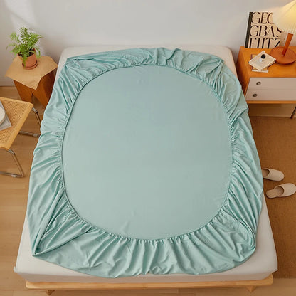 Drap-Housse Coton Uni Ajustable — Élastique Antidérapant | ILM