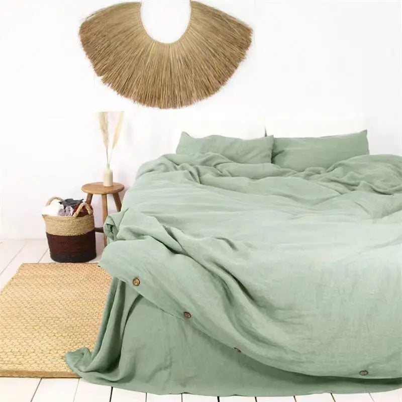 Housse de Couette Lin Lavé 220x240 — Lin Naturel