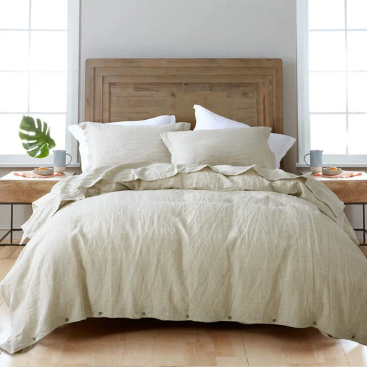 Housse de Couette Lin Lavé 220x240 — Lin Naturel