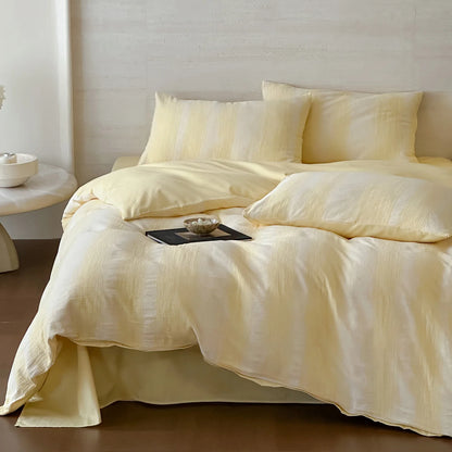 Parure de Lit en Gaze de Coton — 100% Coton Triple Gaze Lavée