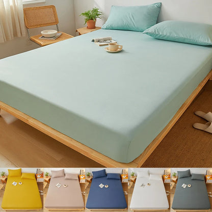 Drap-Housse Coton Uni Ajustable — Élastique Antidérapant | ILM