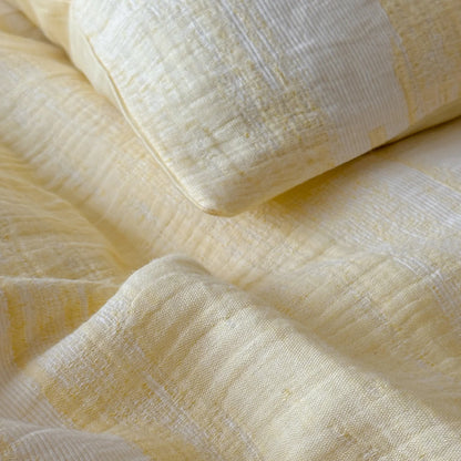 Parure de Lit en Gaze de Coton — 100% Coton Triple Gaze Lavée