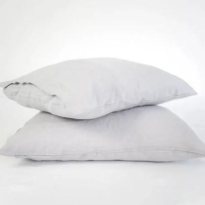 Taies d'Oreiller en Lin Lavé — Fermeture Enveloppe, 100% Lin