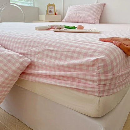 Drap-Housse Coton Lavé Antidérapant — Élastique Intégral | ILM