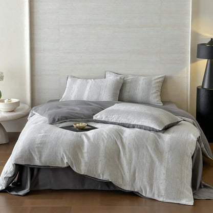 Parure de Lit en Gaze de Coton — 100% Coton Triple Gaze Lavée