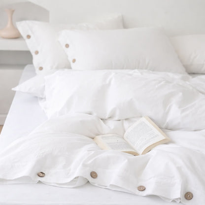 Parure de Lit Coton Lavé — Élégance Naturelle Signée | ILM
